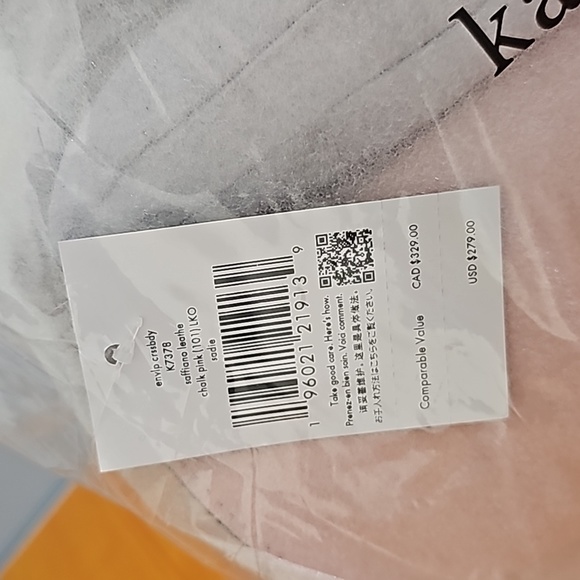 Kate Spade Sadie Envelope Crossbody, Chalk Pink - Picture 7 of 7